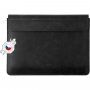 FIXED Oxford koperta skórzana dla MacBook Pro 16" (A2141 / A2485 / A2780 / A2991 / A3186 / A3403) - czarna