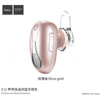 HOCO mała bezprzewodowa Bluetooth słuchawka dla Apple iPhone - różowo-złota