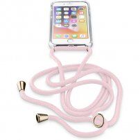 Cellularline Neck-Case etui ze sznurkiem na szyję do iPhone 6 / 7 / 8 / SE (2020/2022) - różowy