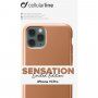 CellularLine Sensation Metallic etui silikonowe do iPhone 11 Pro - złote