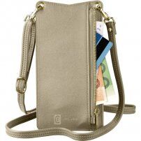 Cellularline Mini Bag pokrowiec na szyję do iPhone - brązowy