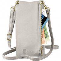 Cellularline Mini Bag pokrowiec na szyję do iPhone - srebro