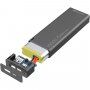 CellularLine FREEPOWER SLIM power bank z portem USB-A - 1 000 mAh - czarna