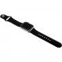 FIXED Silicone Strap pasek z krótszą i dłuższą klamrą do Apple Watch 42mm / 41mm / 40mm / 38mm - czarny