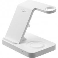FIXED Powerstation 3w1stojak z ładowaniem bezprzewodowym do iPhone / Apple Watch / AirPods - biały