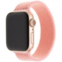 FIXED pasek nylonowy do Apple Watch 42mm / 41mm / 40mm / 38mm - XL - różowy