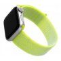 FIXED Nylon Strap pasek nylonowy do Apple Watch 42mm / 41mm / 40mm / 38mm - limonka