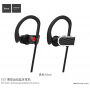 HOCO bezprzewodowe Bluetooth słuchawki sportowe dla Apple iPhone - czarne