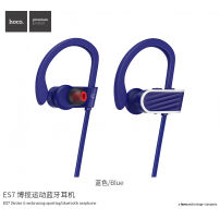 HOCO bezprzewodowe Bluetooth słuchawki sportowe dla Apple iPhone - niebieskie