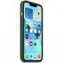 Oryginalne Apple etui silikonowe z MagSafe dla iPhone 13 - koniczyna zielona