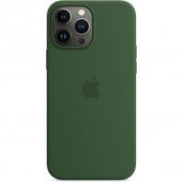 Oryginalne Apple etui silikonowe z MagSafe dla iPhone 13 Pro Max - koniczyna zielona