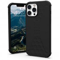 UAG Standard Issue trwałe etui silikonowe do iPhone 13 Pro Max - czarny