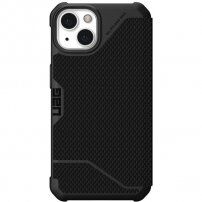 UAG Metropolis trwały pokrowiec flip do iPhone 13 - kevlar czarny