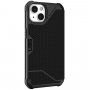 UAG Metropolis trwały pokrowiec flip do iPhone 13 - kevlar czarny