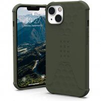 UAG Standard Issue trwałe etui silikonowe do iPhone 13 - oliwkowe