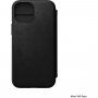 Nomad MagSafe Rugged Folio pokrowiec flip skórzany do iPhone 13 mini - czarne