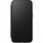 Nomad MagSafe Rugged Folio pokrowiec flip skórzany do iPhone 13 - czarne