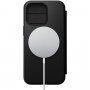 Nomad MagSafe Rugged Folio pokrowiec flip skórzany do iPhone 13 Pro - czarne