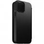 Nomad MagSafe Rugged Folio pokrowiec flip skórzany do iPhone 13 Pro Max - czarne