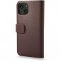 Decoded Wallet pokrowiec flip do iPhone 13 - brązowy