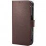Decoded Wallet pokrowiec flip do iPhone 13 - brązowy