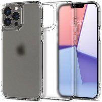 Spigen Quartz Hybrid matowe etui ze szklaną częścią tylną do iPhone 13 Pro Max - przezroczyste