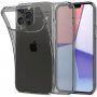 Spigen Crystal Flex etui przezroczyste do iPhone 13 Pro Max - czarny
