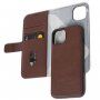 Decoded Wallet pokrowiec flip do iPhone 13 - brązowy