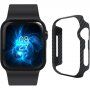 Pitaka Air carcasa cu model din fibra de carbon pentru Apple Watch 40mm - negru-gri
