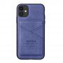 Taokkim etui ochronne ze skóry PU z kieszenią w stylu retro do iPhone 11 - niebieskie