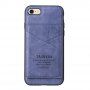 Taokkim etui ochronne ze skóry PU z kieszenią w stylu retro do iPhone 6 / 6S - niebieskie
