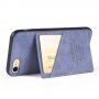 Taokkim etui ochronne ze skóry PU z kieszenią w stylu retro do iPhone 6 / 6S - niebieskie