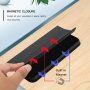 Magnetyczny pokrowiec flip do iPhone XR - czarne