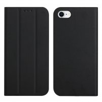 Magnetyczny pokrowiec flip do iPhone SE (2020/2022) / 8 / 7 - czarne