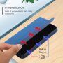 Magnetyczny pokrowiec flip do iPhone 11 Pro - królewski niebieski