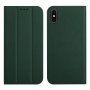 Magnetyczny pokrowiec flip do iPhone X / XS - zielony