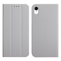 Magnetyczny pokrowiec flip do iPhone XR - szare