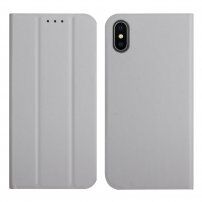 Magnetyczny pokrowiec flip do iPhone XS Max - szare