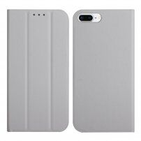 Magnetyczny pokrowiec flip do iPhone 7 Plus / 8 Plus - szare
