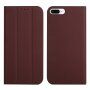 Magnetyczny pokrowiec flip do iPhone 7 Plus / 8 Plus - brązowy