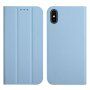 Magnetyczny pokrowiec flip do iPhone X / XS - niebieskie