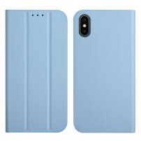 Magnetyczny pokrowiec flip do iPhone XS Max - niebieskie