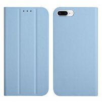 Magnetyczny pokrowiec flip do iPhone 7 Plus / 8 Plus - niebieskie