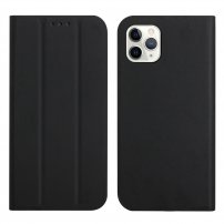 Magnetyczny pokrowiec flip do iPhone 13 Pro Max - czarne