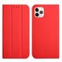 Magnetyczny pokrowiec flip do iPhone 13 Pro - czerwony