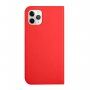 Magnetyczny pokrowiec flip do iPhone 13 Pro Max - czerwony