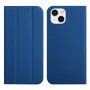 Magnetyczny pokrowiec flip do iPhone 13 mini - królewski niebieski