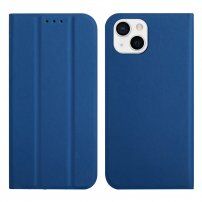 Magnetyczny pokrowiec flip do iPhone 13 - królewski niebieski