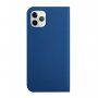 Magnetyczny pokrowiec flip do iPhone 13 Pro Max - królewski niebieski