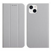 Magnetyczny pokrowiec flip do iPhone 13 mini - szare